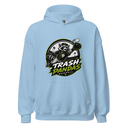 Classic | Hoodie | Trash Pandas Baseball Organization | Emblem Logo