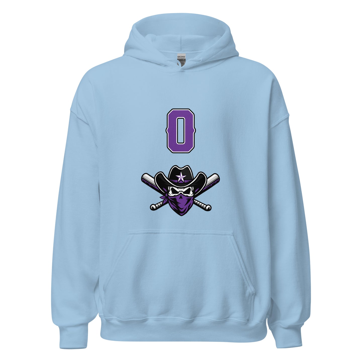 Classic | Hoodie | Carolina Outlaws Baseball | Purple Renegades Logo