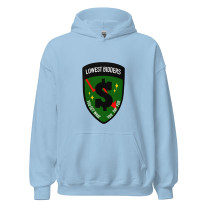 Classic | Hoodie | The Lowest Bidders | Emblem Logo