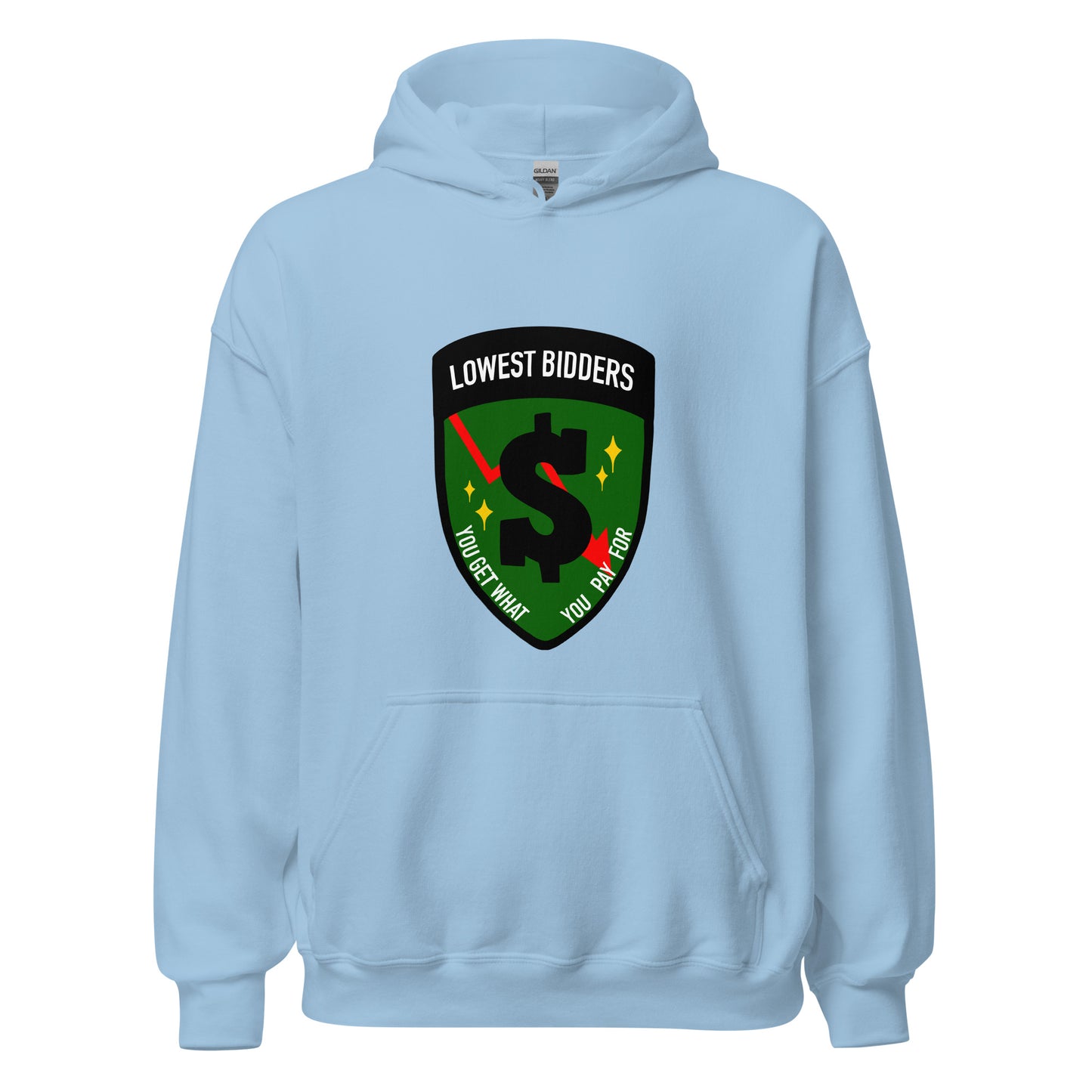 Classic | Hoodie | The Lowest Bidders | Emblem Logo