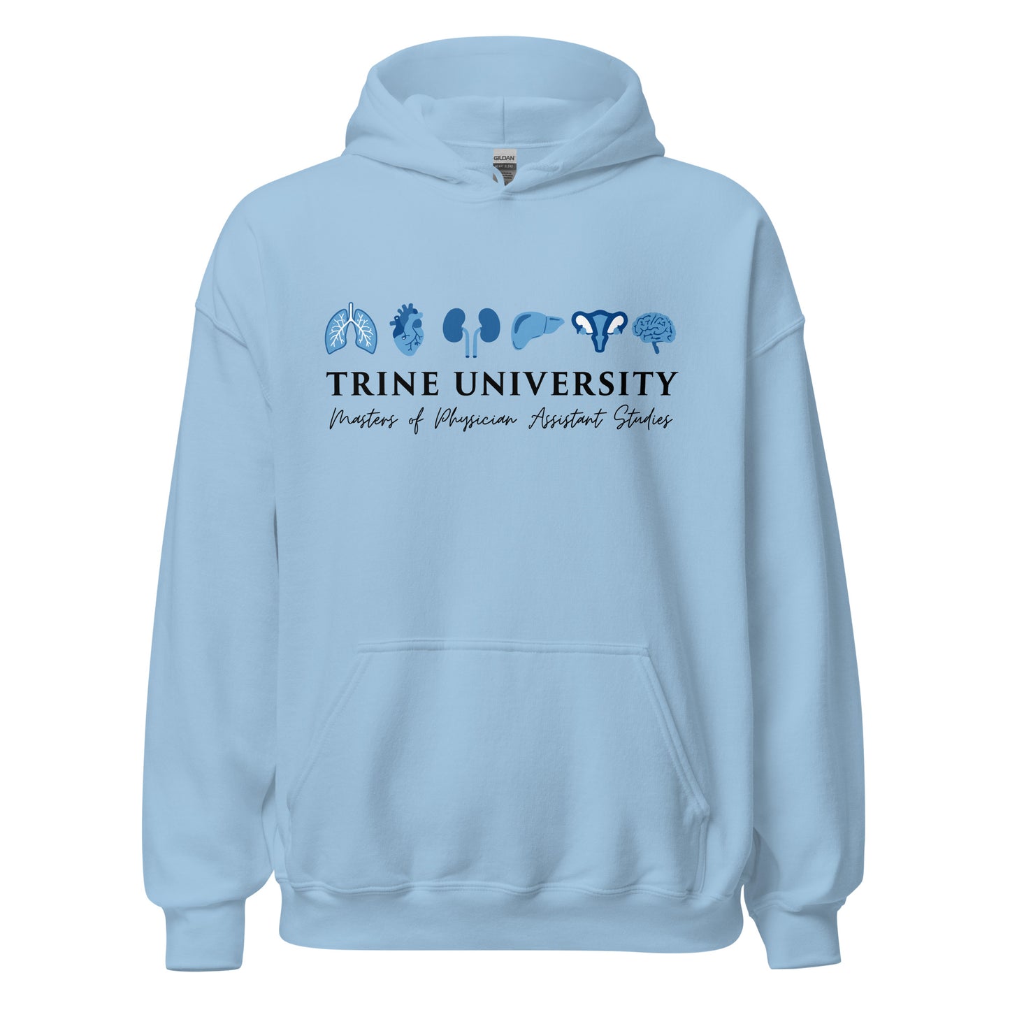 Classic | Hoodie | Trine PA program | Modern Script Logo