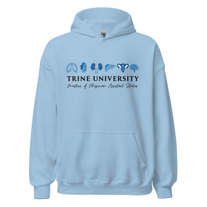 Classic | Hoodie | Trine PA program | Modern Script Logo