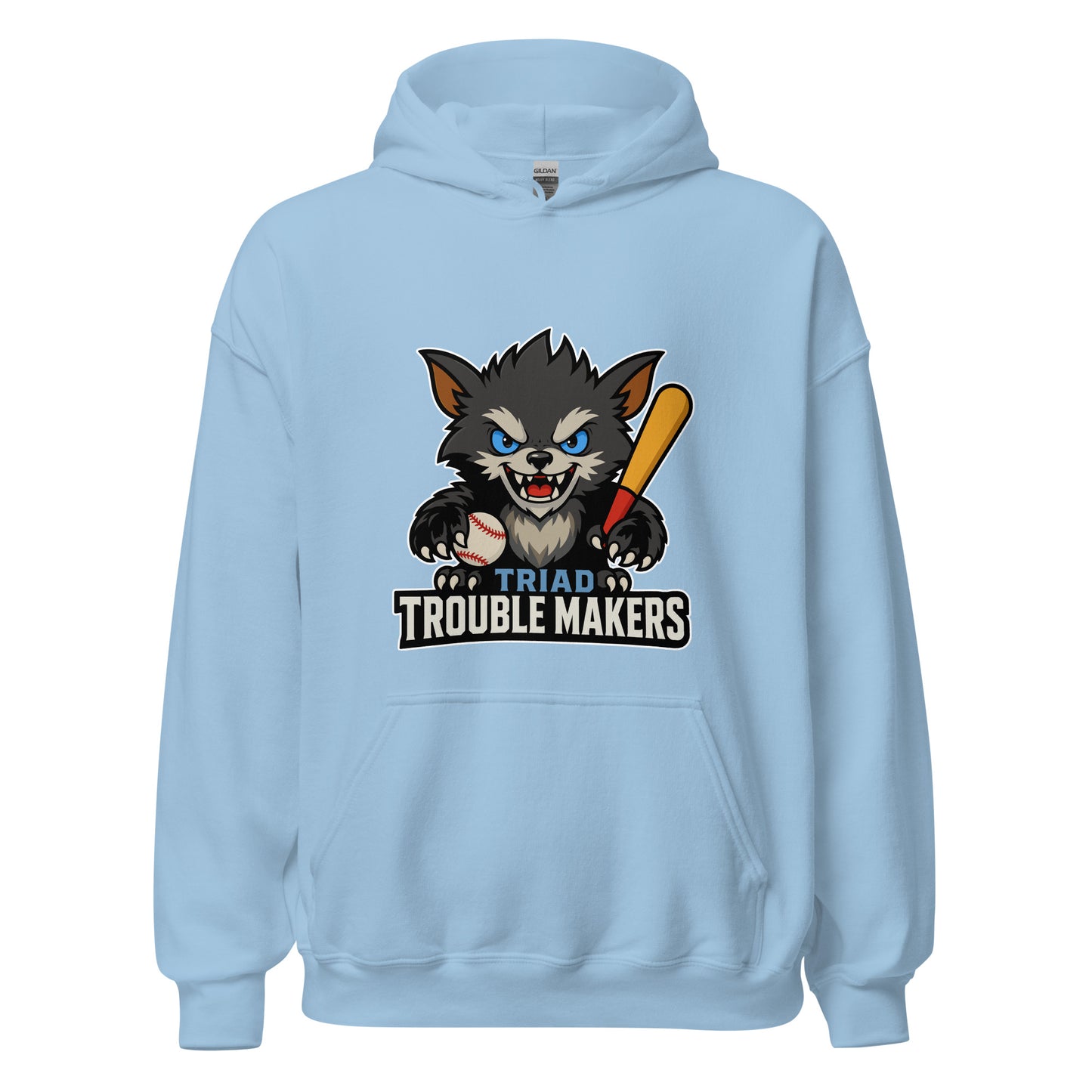 Classic | Hoodie | Triad Troublemakers | Mascot Logo