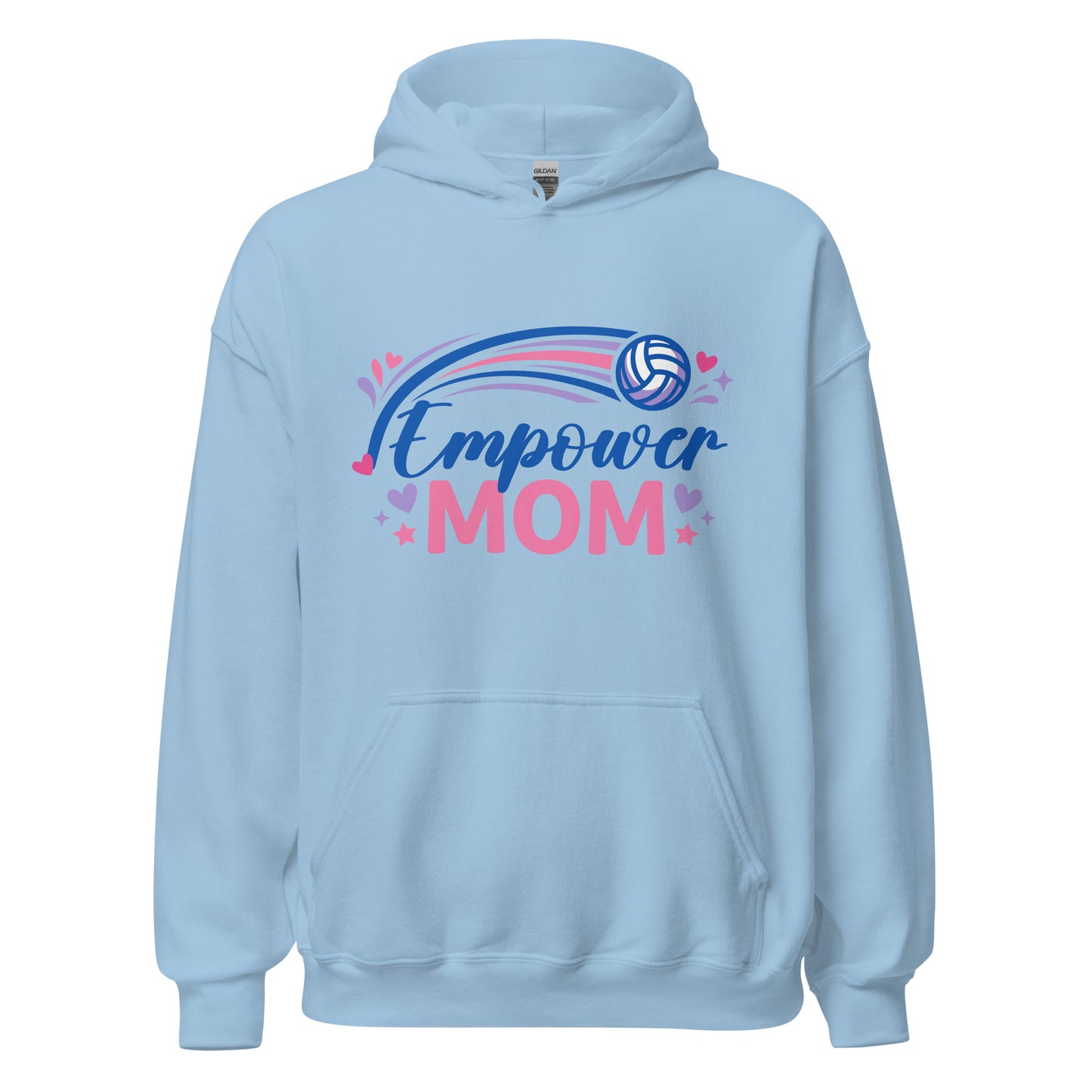 Classic | Hoodie | Empower Volleyball Club | Mom Crest Logo