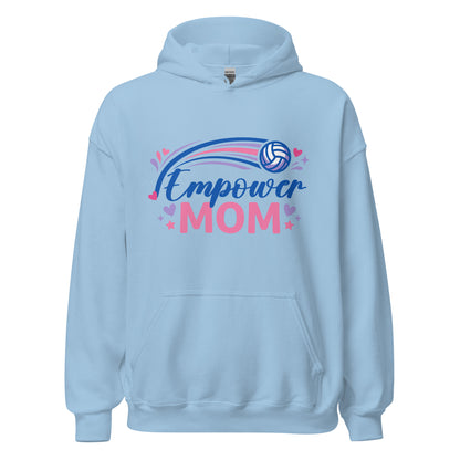 Classic | Hoodie | Empower Volleyball Club | Mom Crest Logo