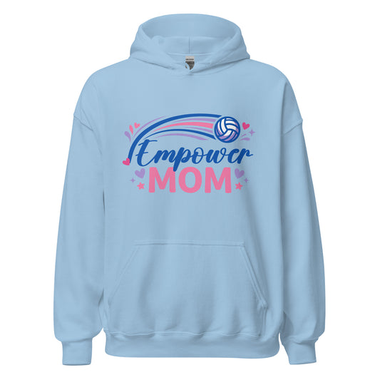 Classic | Hoodie | Empower Volleyball Club | Mom Crest Logo