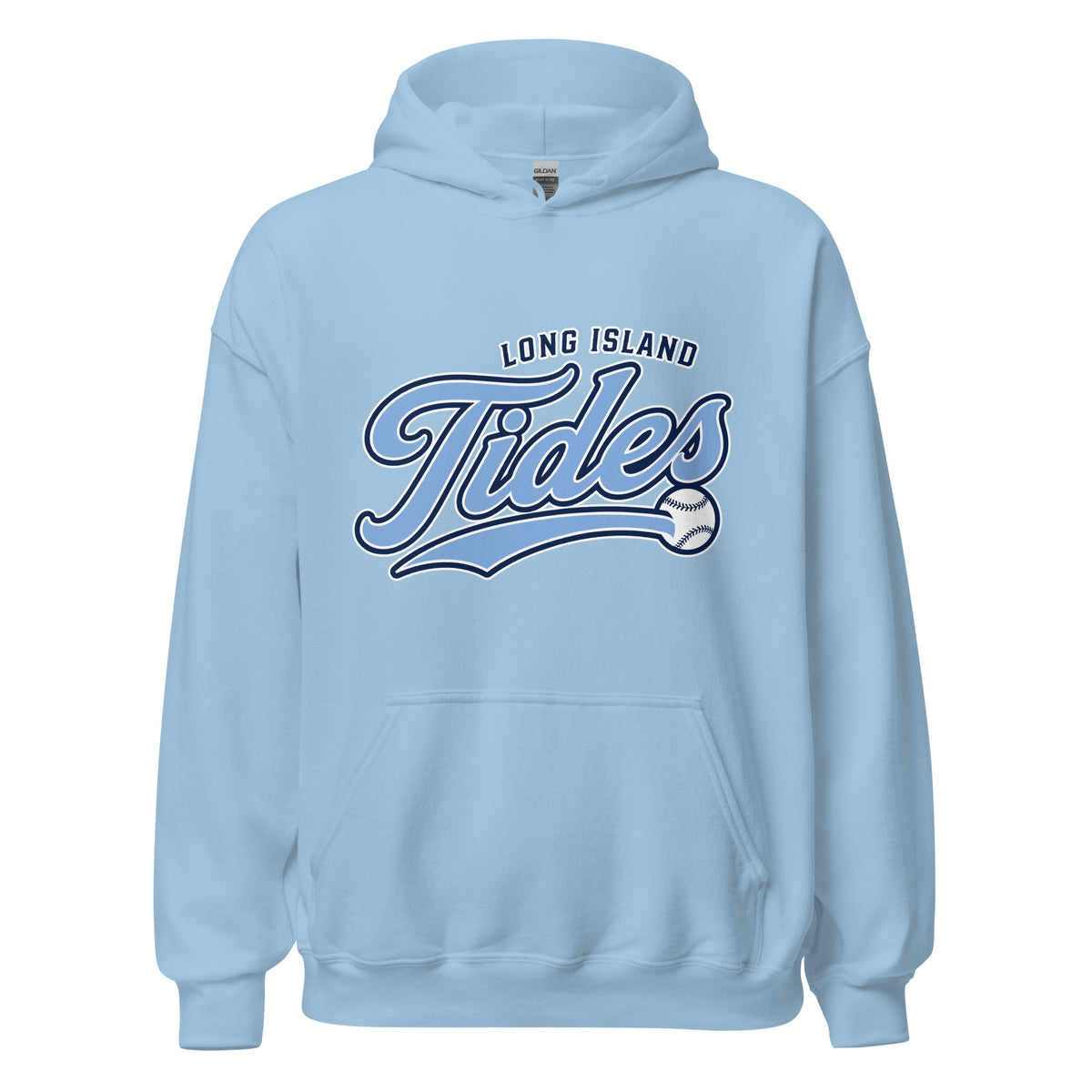 Classic | Hoodie | Long Island Tides Baseball | Athletics Logo