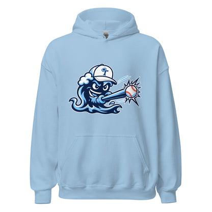Classic | Hoodie | Long Island Tides Baseball | Mascot Logo