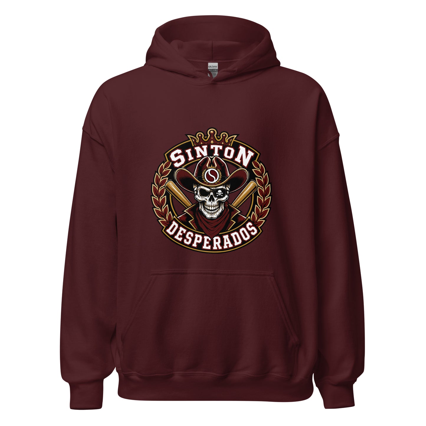 Classic | Hoodie | Sinton Desperados Baseball | Ridge Varsity Logo
