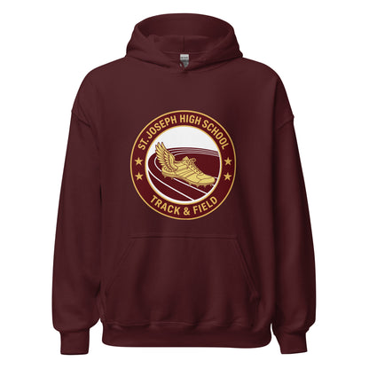 Classic | Hoodie | St. Joseph High School - Track & Field | Badge Logo