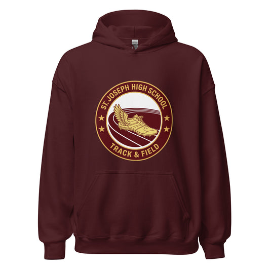 Classic | Hoodie | St. Joseph High School - Track & Field | Badge Logo
