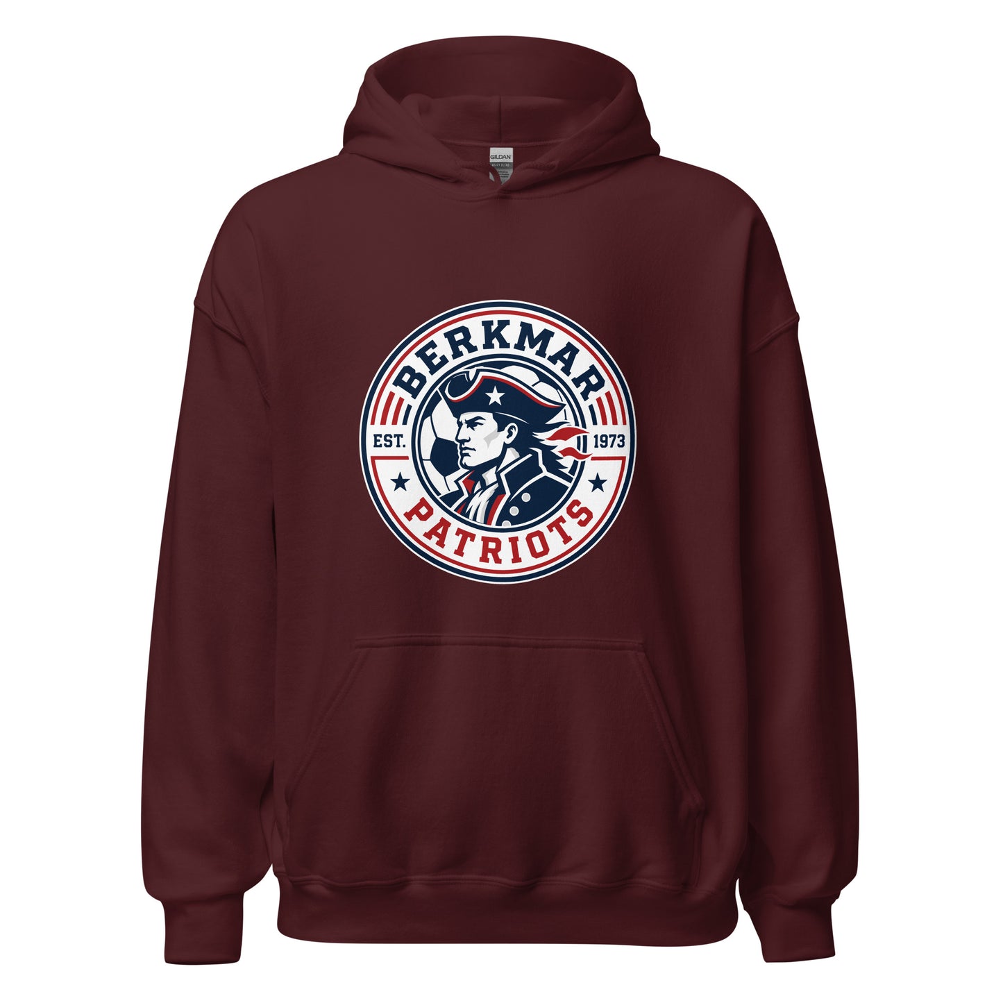 Classic | Hoodie | Berkmar High School Soccer | Badge Logo