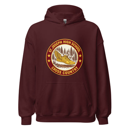 Classic | Hoodie | St. Joseph High School - Cross Country | Badge Logo
