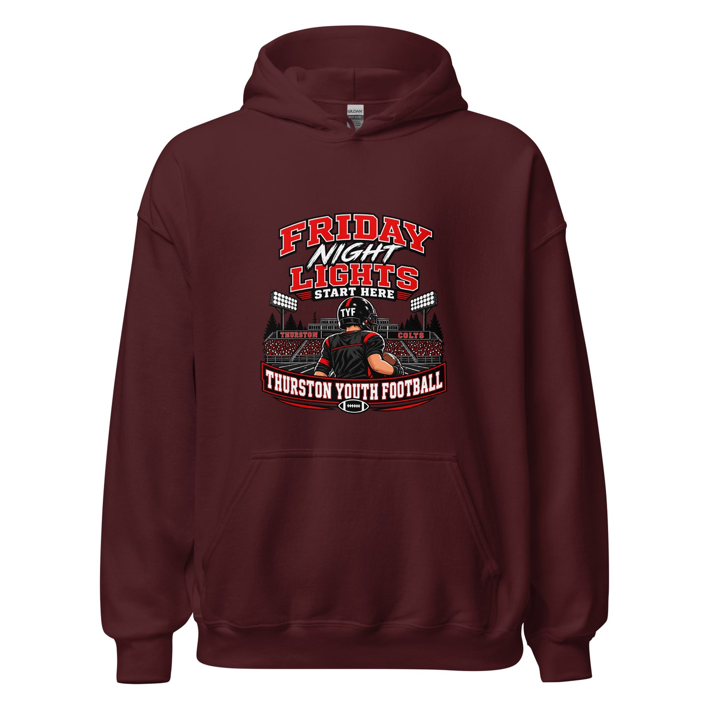 Classic | Hoodie | Thurston Youth Football | Vanguard Logo