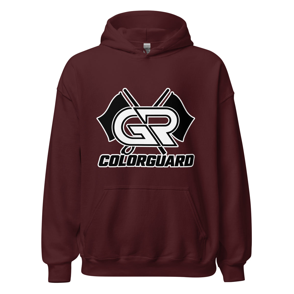 Classic | Hoodie | George Ranch High School Colorguard | Crest Logo
