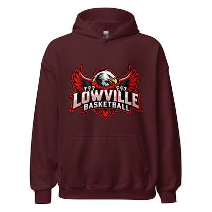 Classic | Hoodie | Lowville Girls Basketball | Emblem Logo