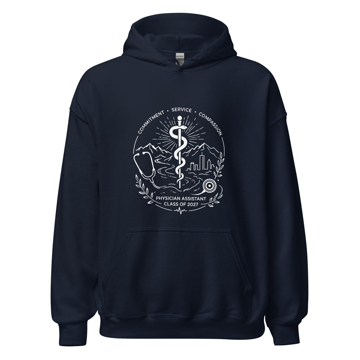 Classic | Hoodie | Trine PA program | Crest Logo
