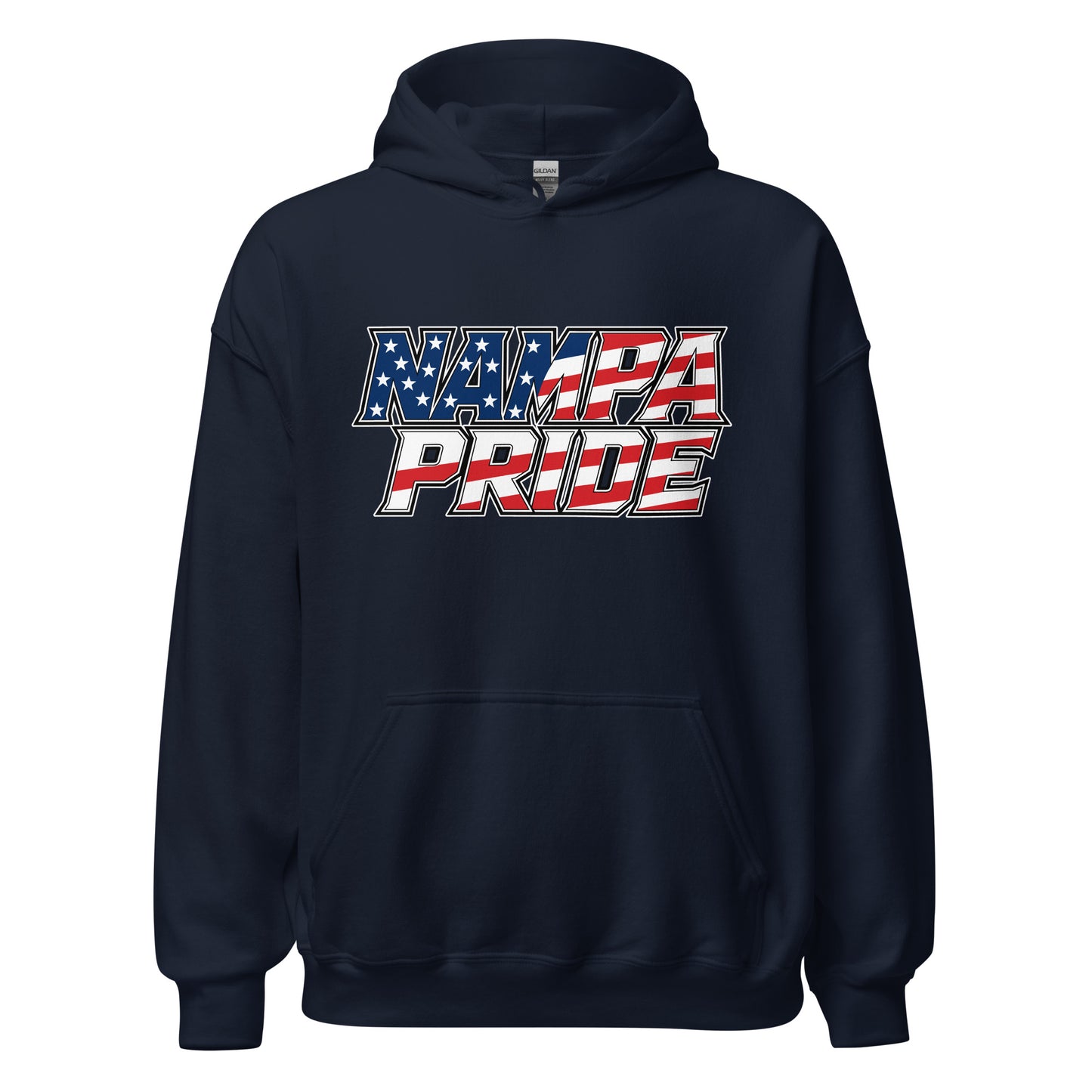 Classic | Hoodie | Nampa Pride | Modern Script Logo