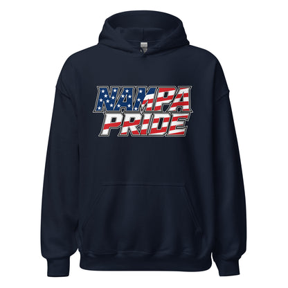 Classic | Hoodie | Nampa Pride | Modern Script Logo