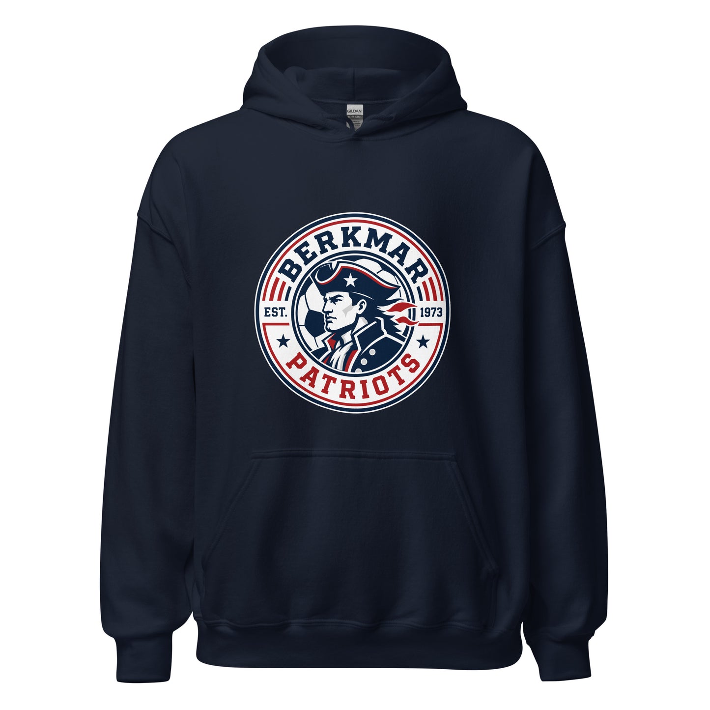 Classic | Hoodie | Berkmar High School Soccer | Badge Logo