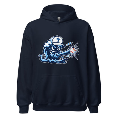 Classic | Hoodie | Long Island Tides Baseball | Mascot Logo