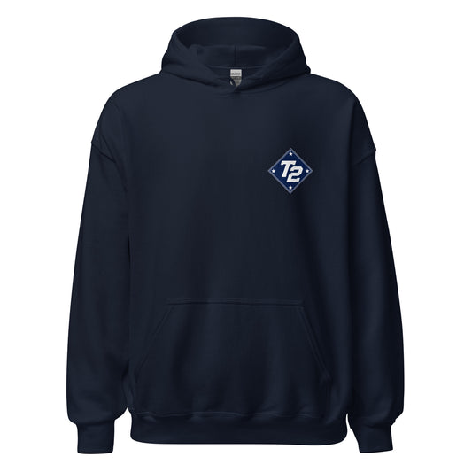 Classic | Hoodie | Texas Turn Two Baseball | Crest Logo
