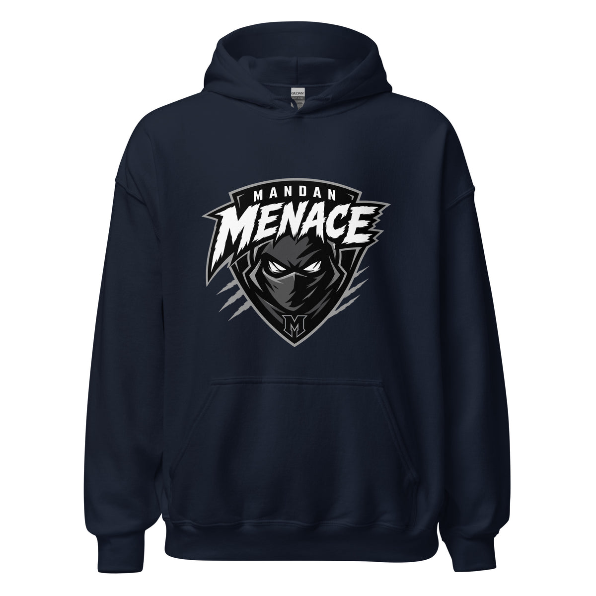 Classic | Hoodie | Mandan Menace | Shield Logo