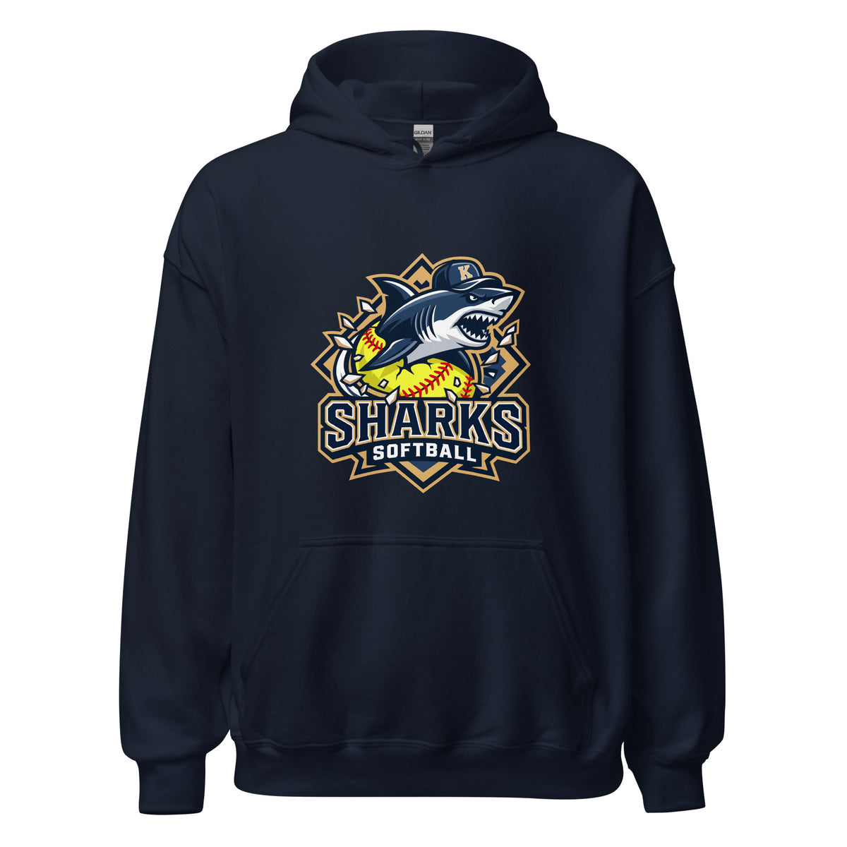Classic | Hoodie | Sharks Diamond Sports | Crest Logo