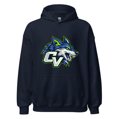 Classic | Hoodie | Cumberland Valley Coyotes Football | Crest Logo