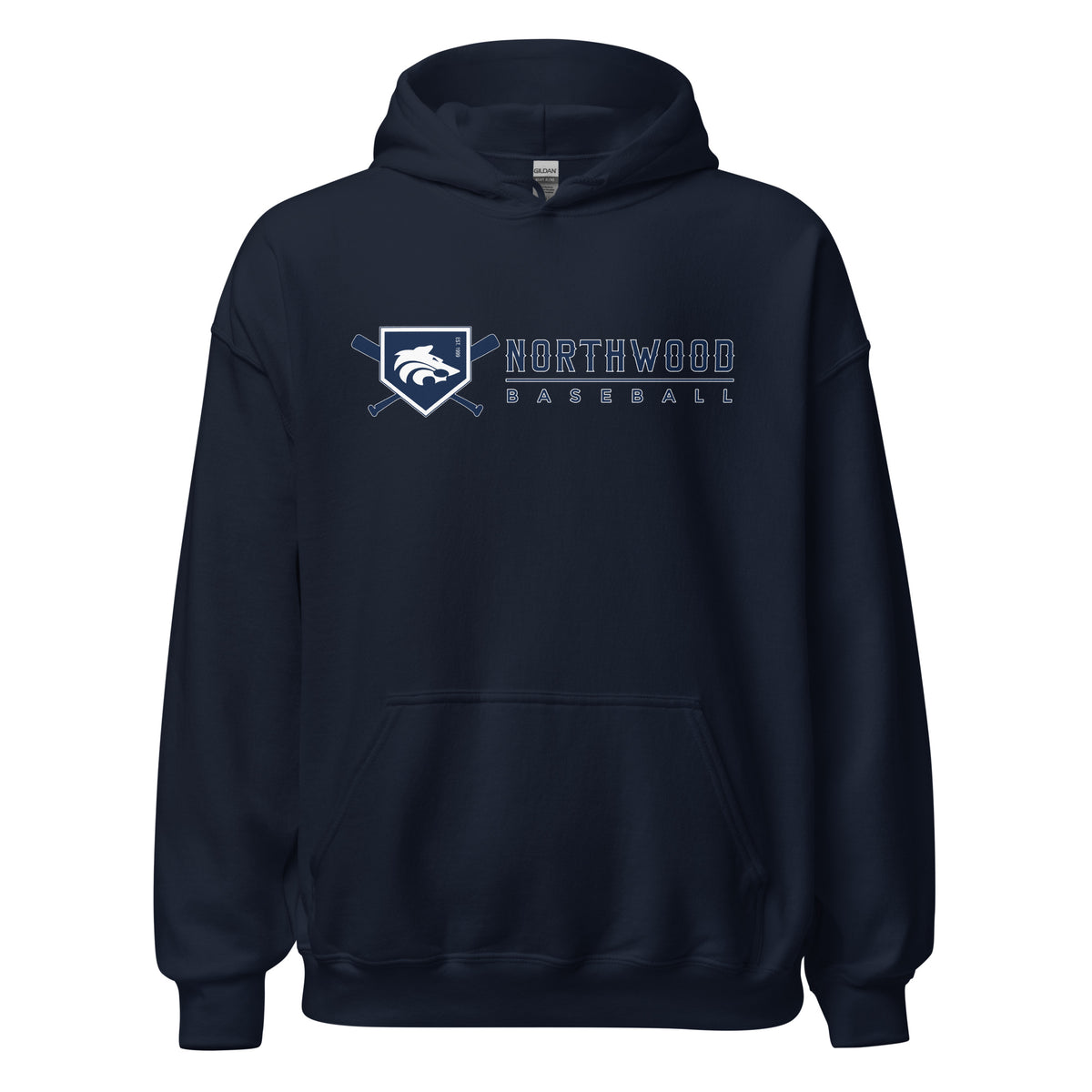 Classic | Hoodie | Northwood High School Baseball | Valor Logo