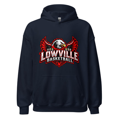 Classic | Hoodie | Lowville Girls Basketball | Emblem Logo