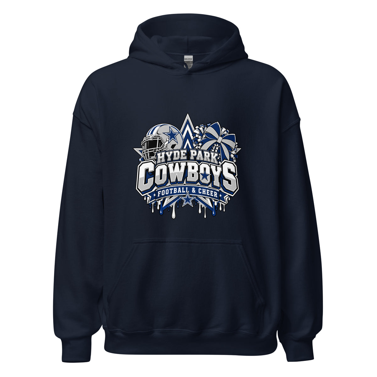 Classic | Hoodie | Hyde Park Cowboys | Crest Logo
