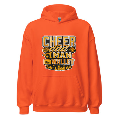 Classic | Hoodie | Sunset Surge All-Star Cheerleading | Cheer Dad Legend Logo