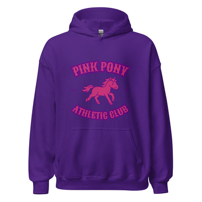 Classic | Hoodie | Pink Pony Athletic Club | Crest Logo