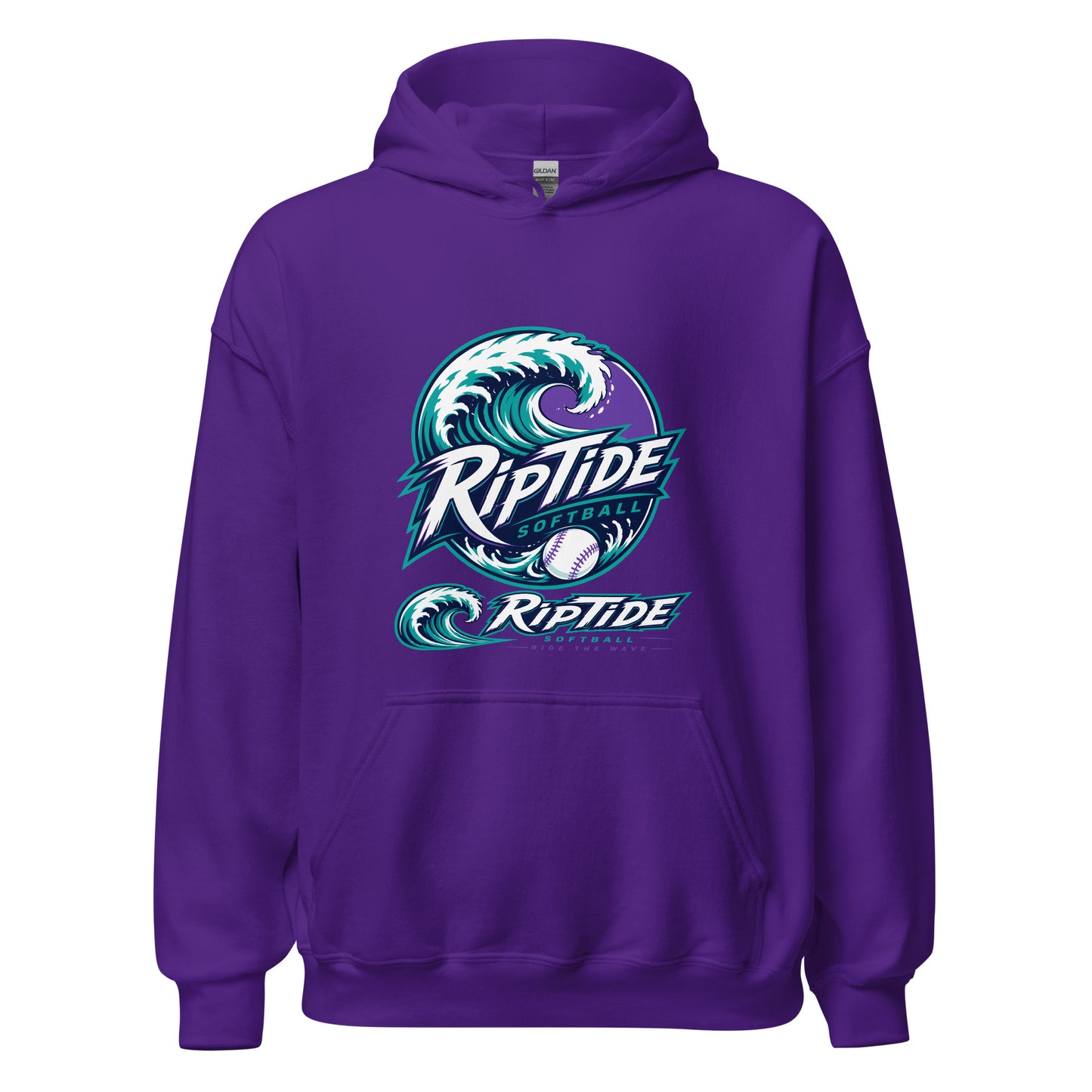 Classic | Hoodie | RipTide Softball | Crest Logo