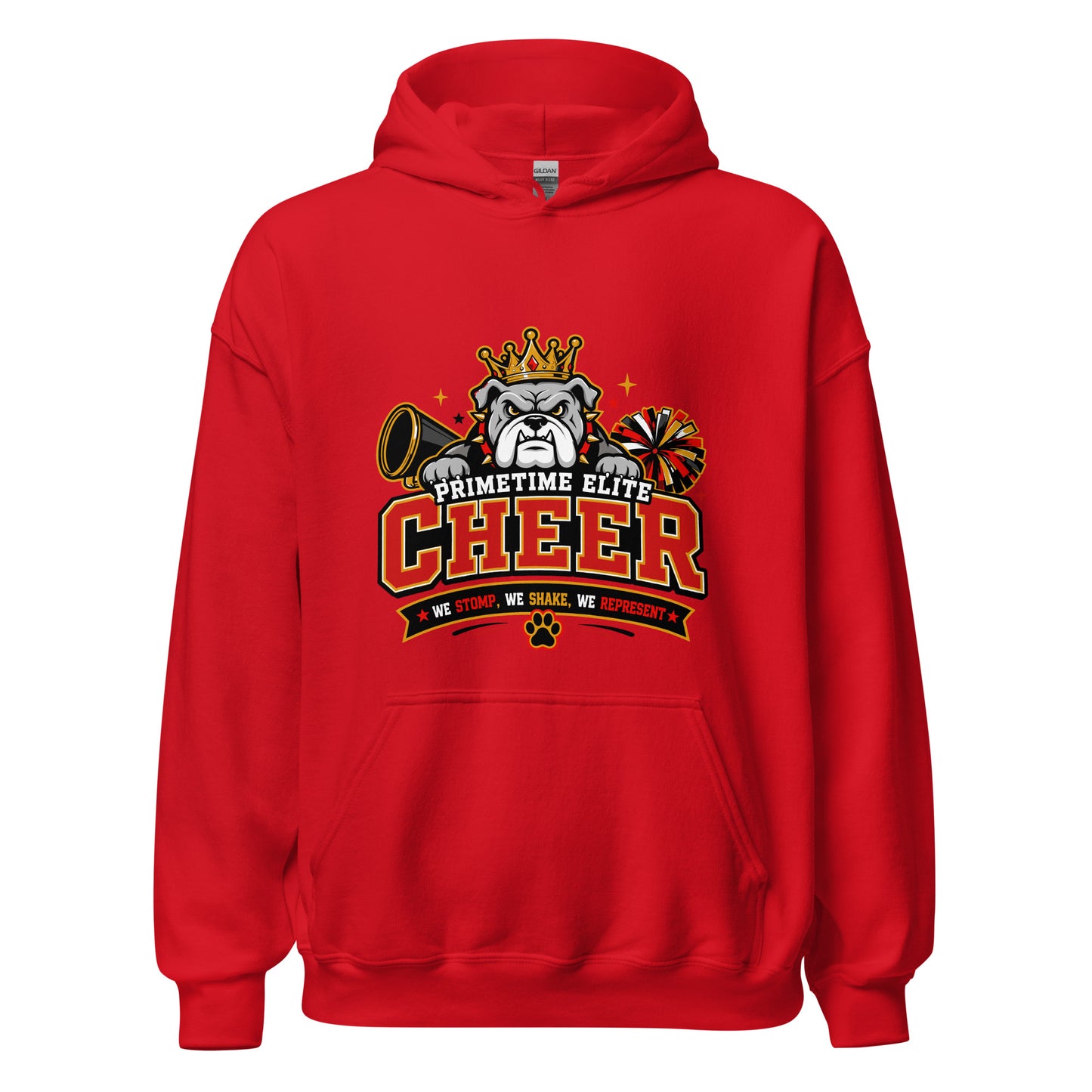 Classic | Hoodie | PTE Bulldog Cheer | Crest Logo
