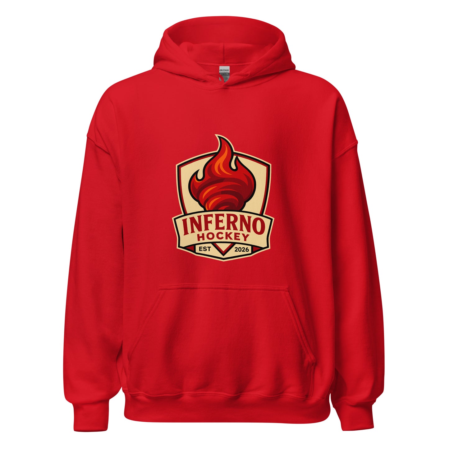 Classic | Hoodie | Inferno Hockey | Crest Logo