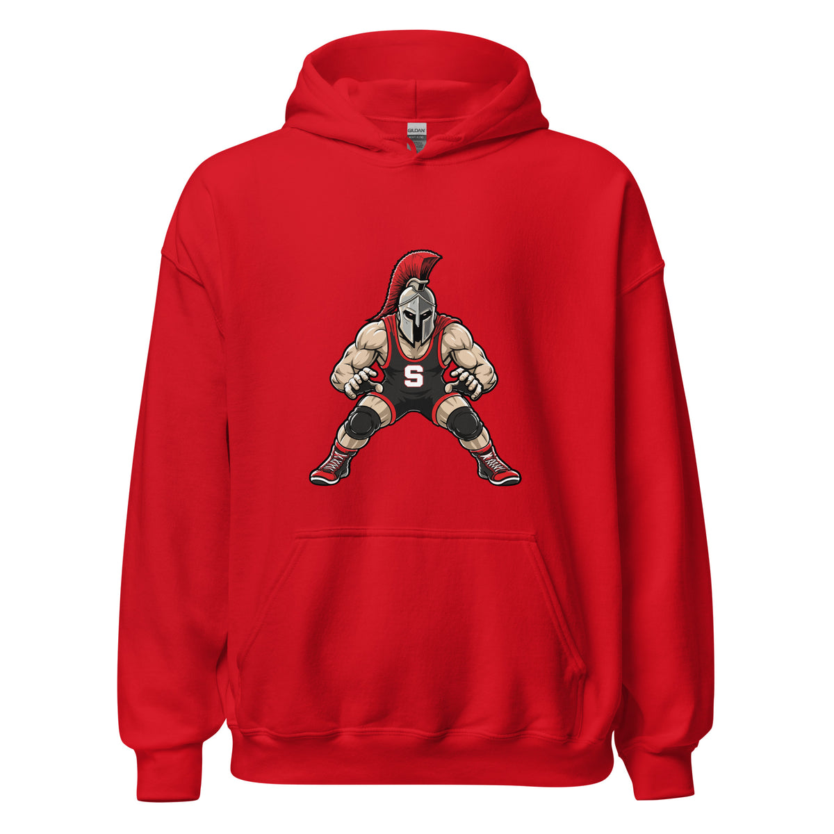 Classic | Hoodie | Spartan Wrestling Club | Mascot Logo
