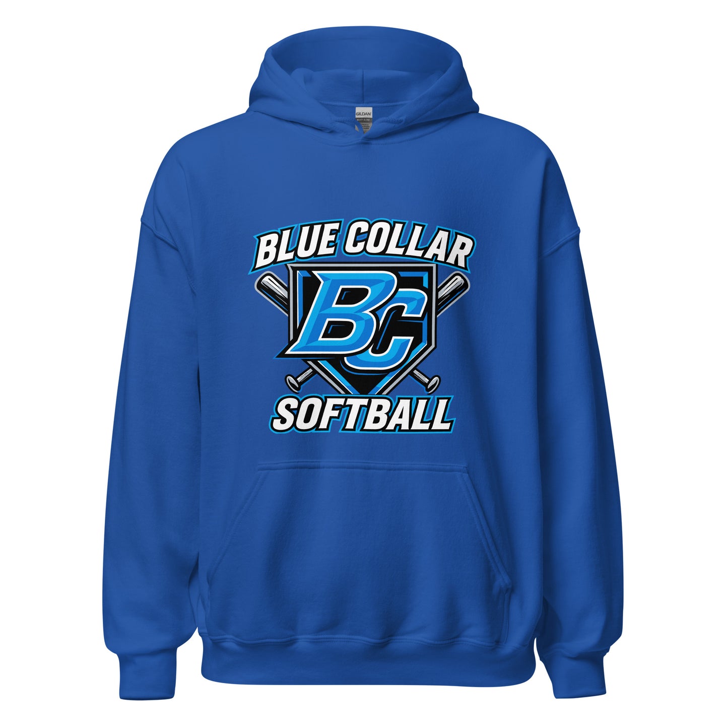 Classic | Hoodie | Blue Collar Softball 2034 | Shield Logo