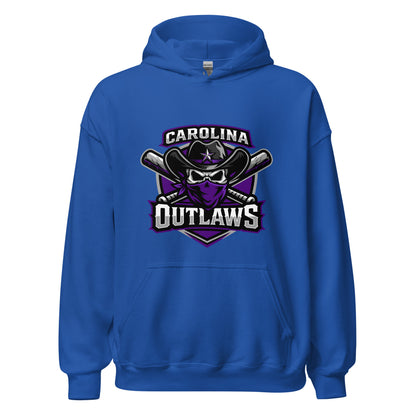 Classic | Hoodie | Carolina Outlaws Baseball | Shield Logo