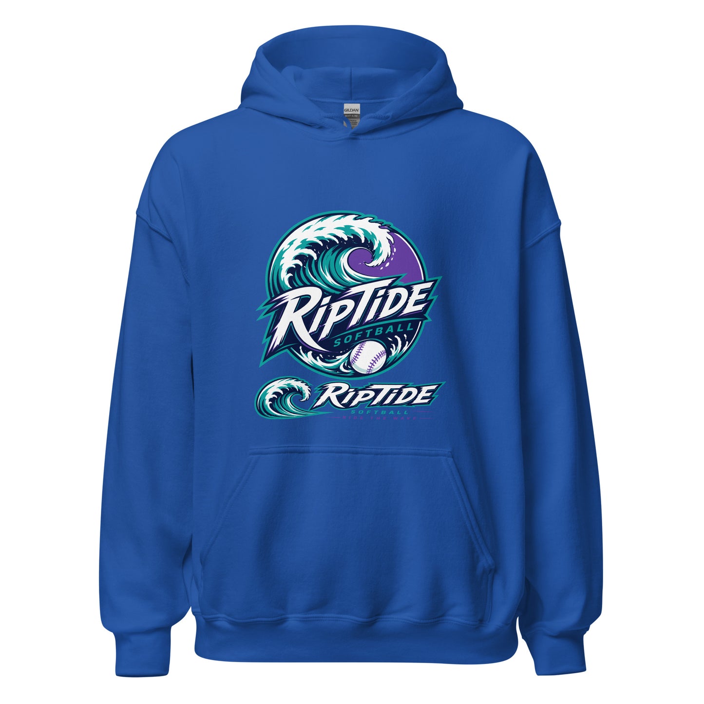 Classic | Hoodie | RipTide Softball | Crest Logo