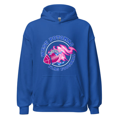 Classic | Hoodie | West Potomac Flag Football | Crest Logo
