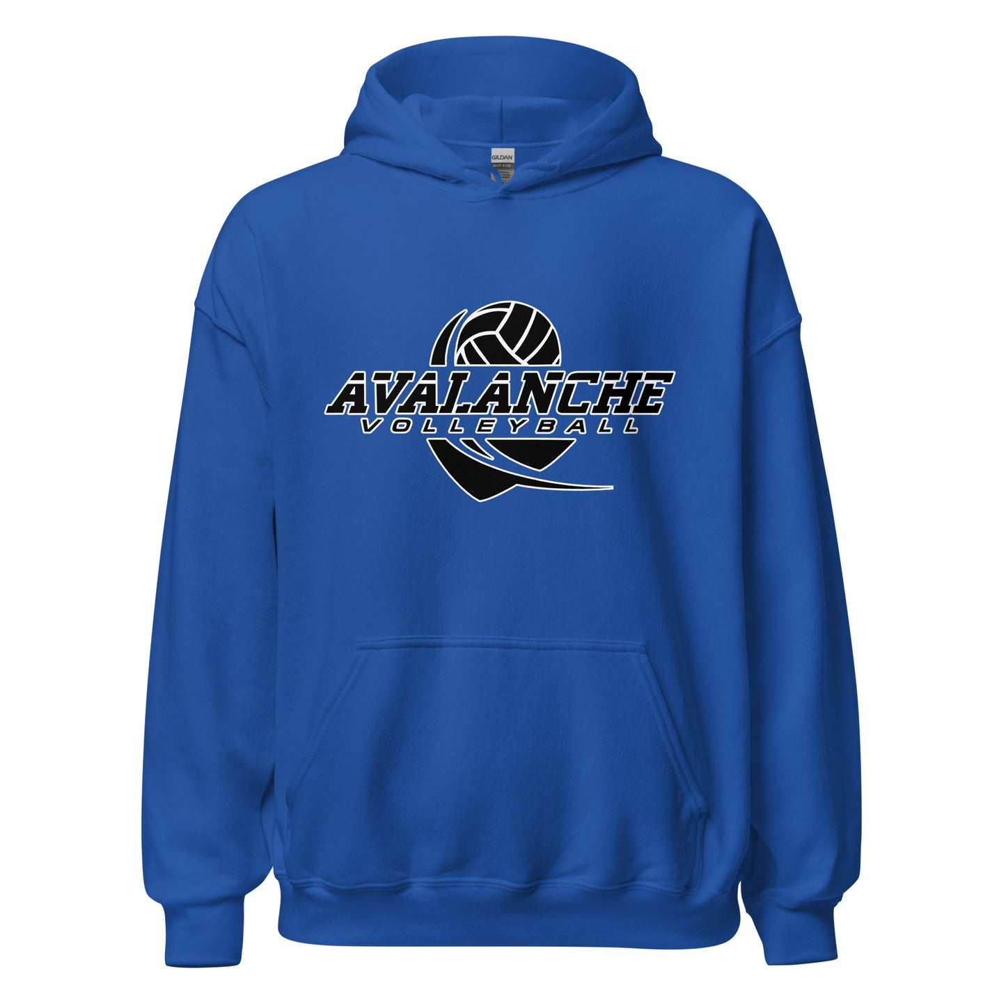 Classic | Hoodie | Avalanche Volleyball Club | Crest Logo