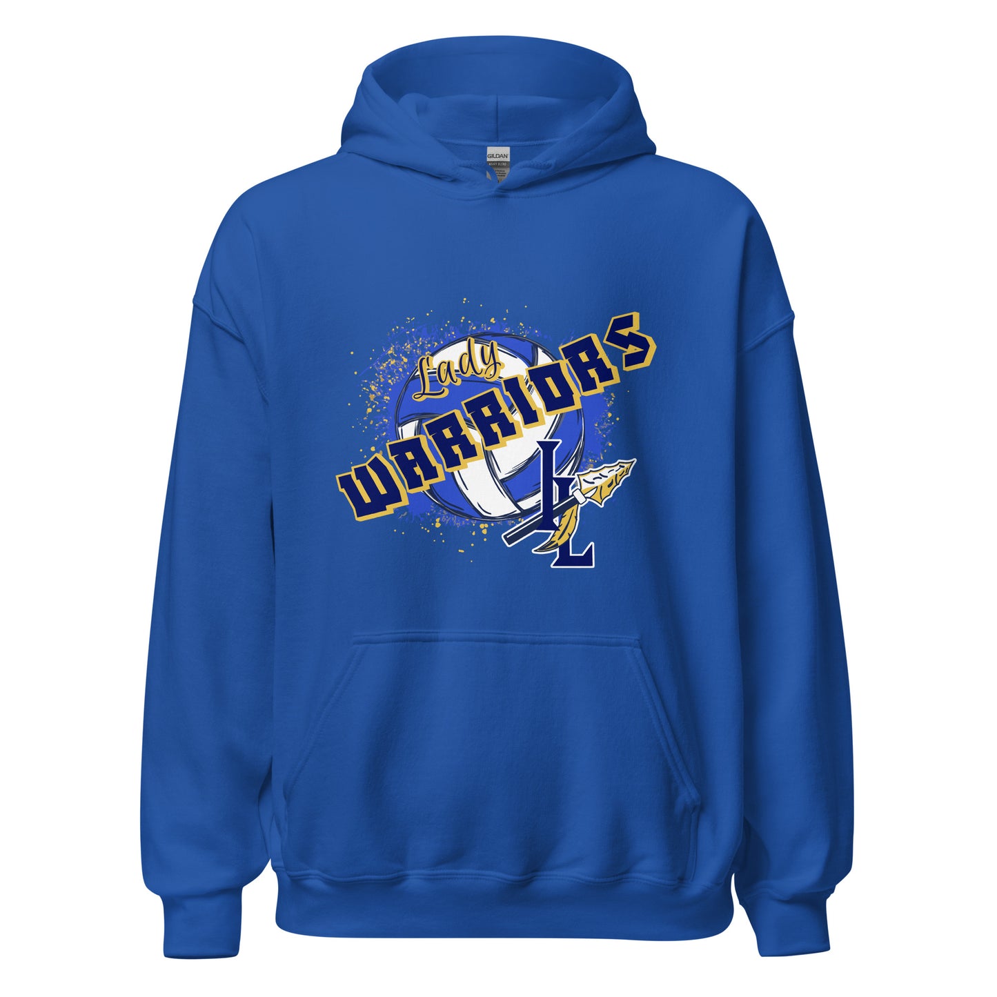 Classic | Hoodie | Indian Land Middle School Volleyball | Vanguard Warriors Logo