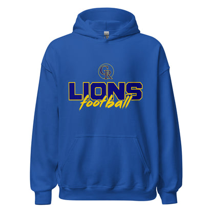 Classic | Hoodie | Chestnut Ridge Lions Football | Vanguard Logo