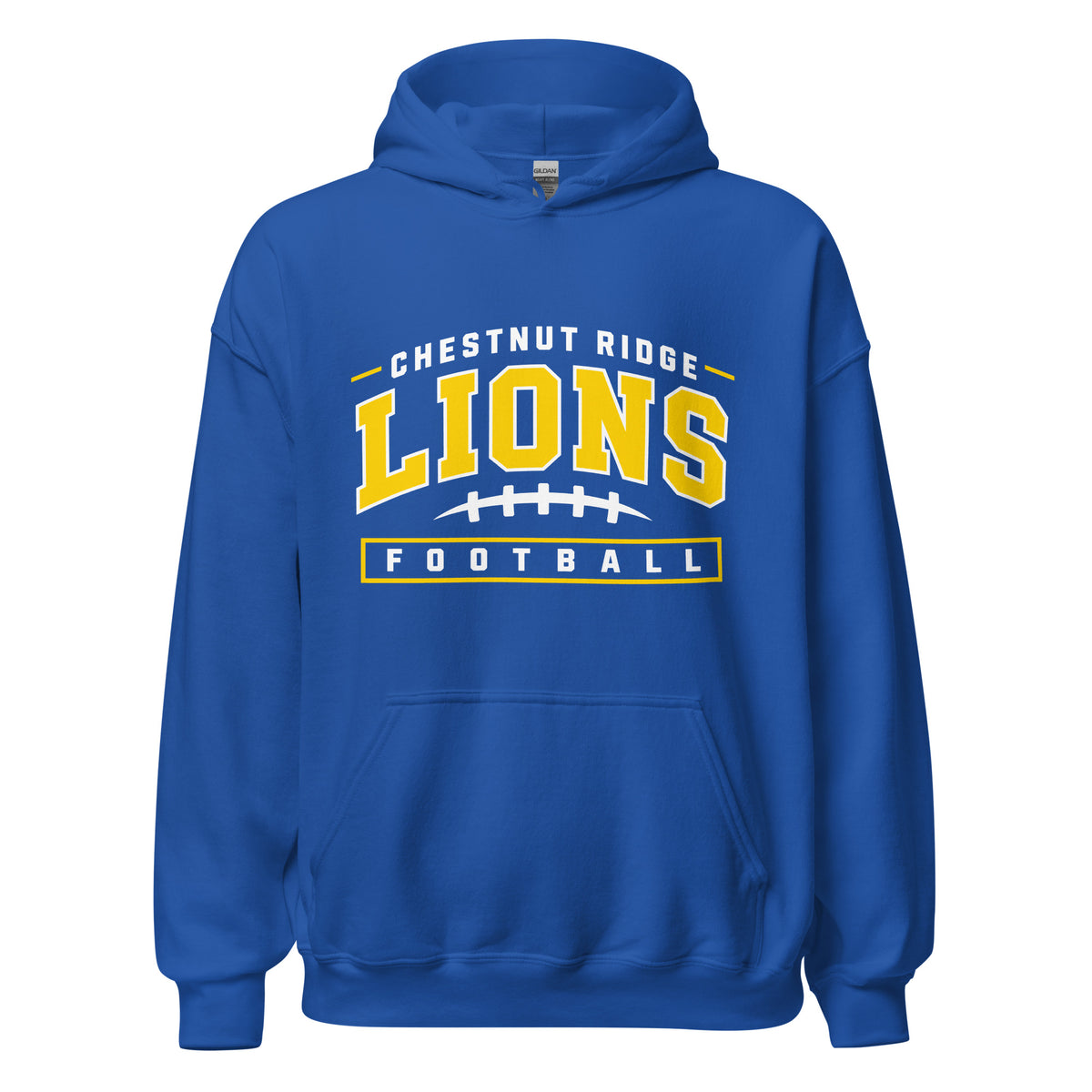 Classic | Hoodie | Chestnut Ridge Lions Football | Valor Logo