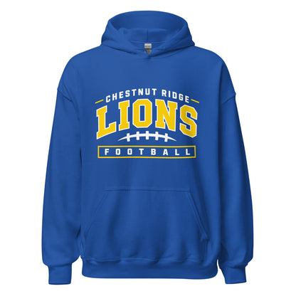 Classic | Hoodie | Chestnut Ridge Lions Football | Valor Logo