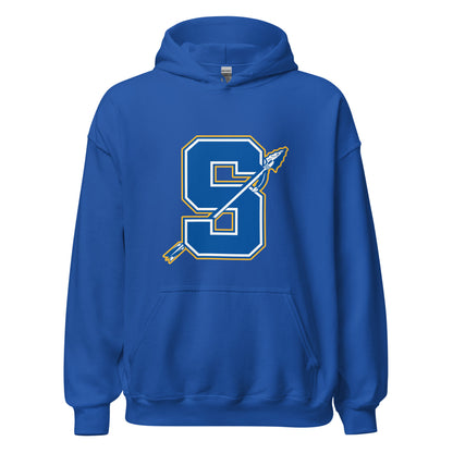 Classic | Hoodie | Senatobia Warriors Baseball | Lettermark Logo