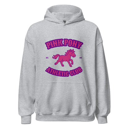 Classic | Hoodie | Pink Pony Athletic Club | Crest Logo