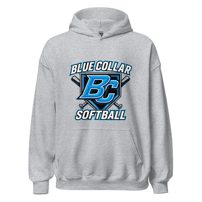 Classic | Hoodie | Blue Collar Softball 2034 | Shield Logo